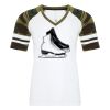 ATC&TRADE; EUROSPUN&REG; RING SPUN BASEBALL LADIES' TEE ATC0822L Thumbnail