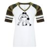 ATC&TRADE; EUROSPUN&REG; RING SPUN BASEBALL LADIES' TEE ATC0822L Thumbnail