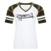 ATC&TRADE; EUROSPUN&REG; RING SPUN BASEBALL LADIES' TEE ATC0822L Thumbnail