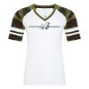 ATC&TRADE; EUROSPUN&REG; RING SPUN BASEBALL LADIES' TEE ATC0822L Thumbnail