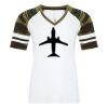ATC&TRADE; EUROSPUN&REG; RING SPUN BASEBALL LADIES' TEE ATC0822L Thumbnail