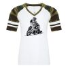 ATC&TRADE; EUROSPUN&REG; RING SPUN BASEBALL LADIES' TEE ATC0822L Thumbnail