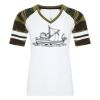 ATC&TRADE; EUROSPUN&REG; RING SPUN BASEBALL LADIES' TEE ATC0822L Thumbnail