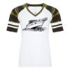 ATC&TRADE; EUROSPUN&REG; RING SPUN BASEBALL LADIES' TEE ATC0822L Thumbnail