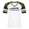 ATC&TRADE; EUROSPUN&REG; RING SPUN BASEBALL LADIES' TEE ATC0822L Thumbnail