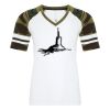 ATC&TRADE; EUROSPUN&REG; RING SPUN BASEBALL LADIES' TEE ATC0822L Thumbnail
