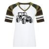 ATC&TRADE; EUROSPUN&REG; RING SPUN BASEBALL LADIES' TEE ATC0822L Thumbnail