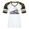 ATC&TRADE; EUROSPUN&REG; RING SPUN BASEBALL LADIES' TEE ATC0822L Thumbnail