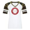 ATC&TRADE; EUROSPUN&REG; RING SPUN BASEBALL LADIES' TEE ATC0822L Thumbnail